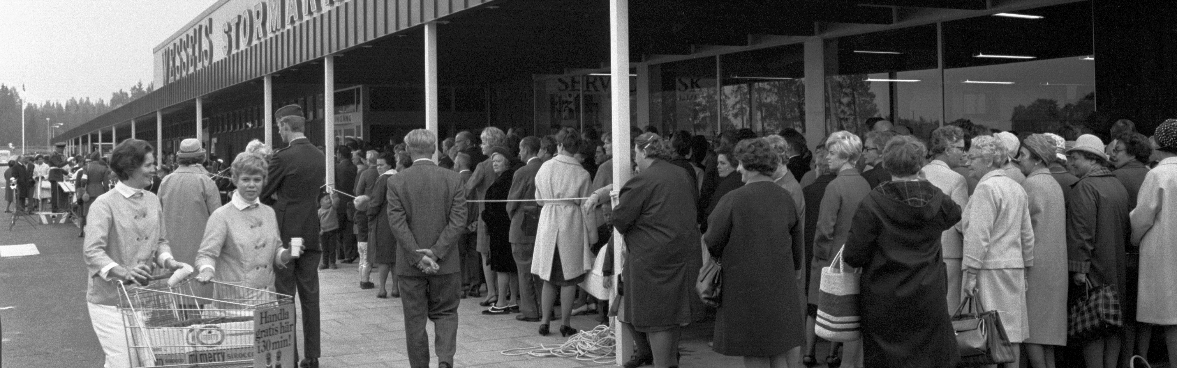 Wessels stormarknad. 16 september 1967.