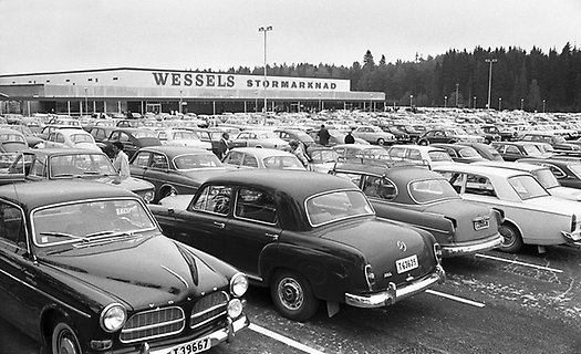 Wessels stormarknad. 16 september 1967. Foto: Örebro Kuriren, Örebro läns museum.