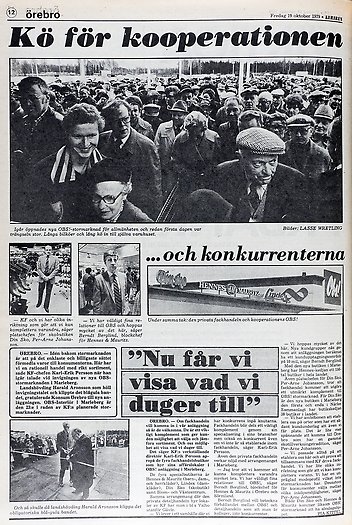 Sida ur ÖrebroKuriren 19 oktober 1979.